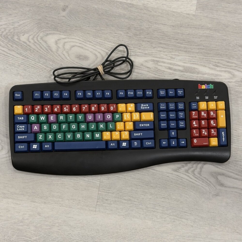 Hatch by Chester Creek Kids Colorful Learning Keyboard F21-WE28 USB
